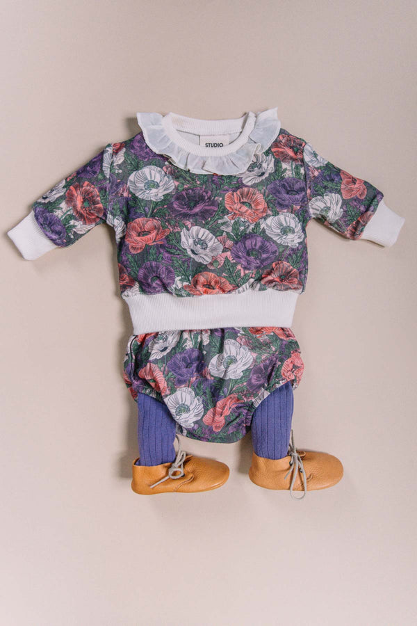 Sweat-shirt Juno Velvet Poppy