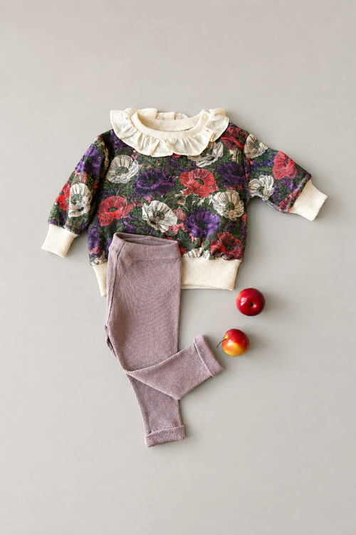 Leggings Rom Pom Mauve