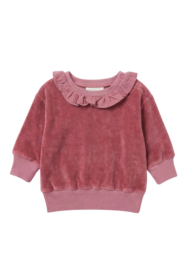 Sweat-shirt Juno Velvet Raspberry