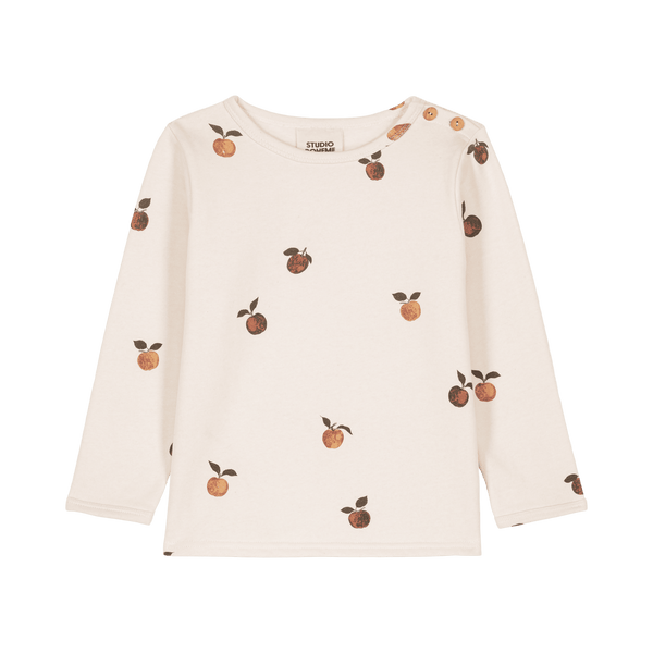 Sweat-shirt Noé Ecru Pommes