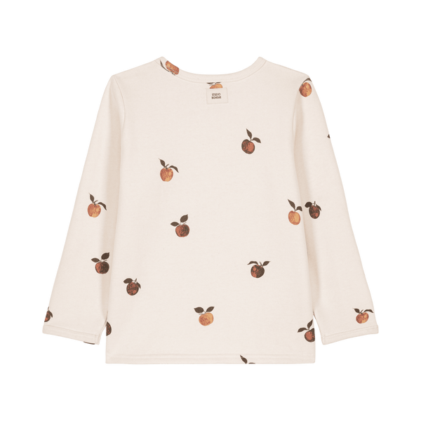 Sweat-shirt Noé Ecru Pommes