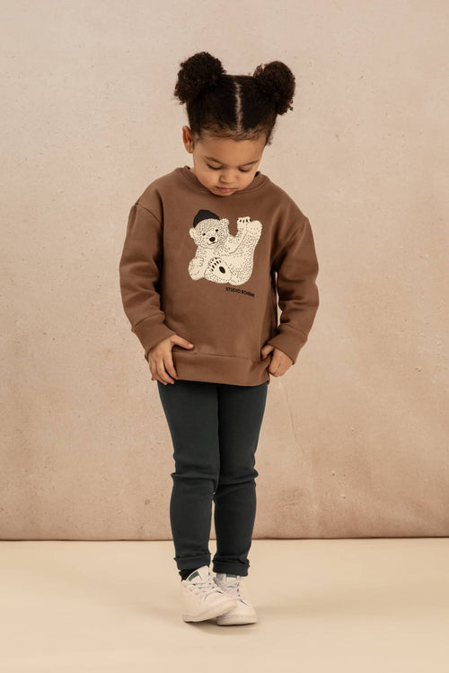 Sweat-shirt Bart Chocolat Ours