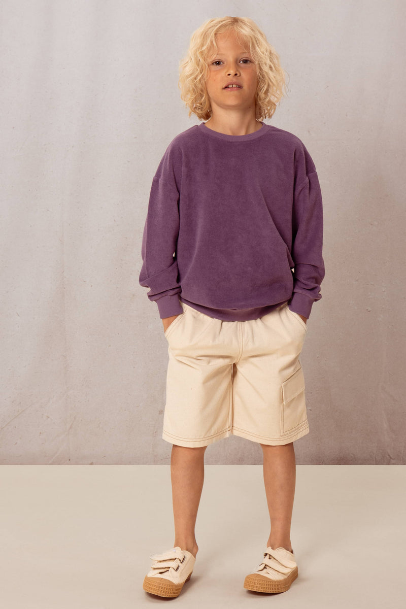 Sweatshirt Bart Terry Violet