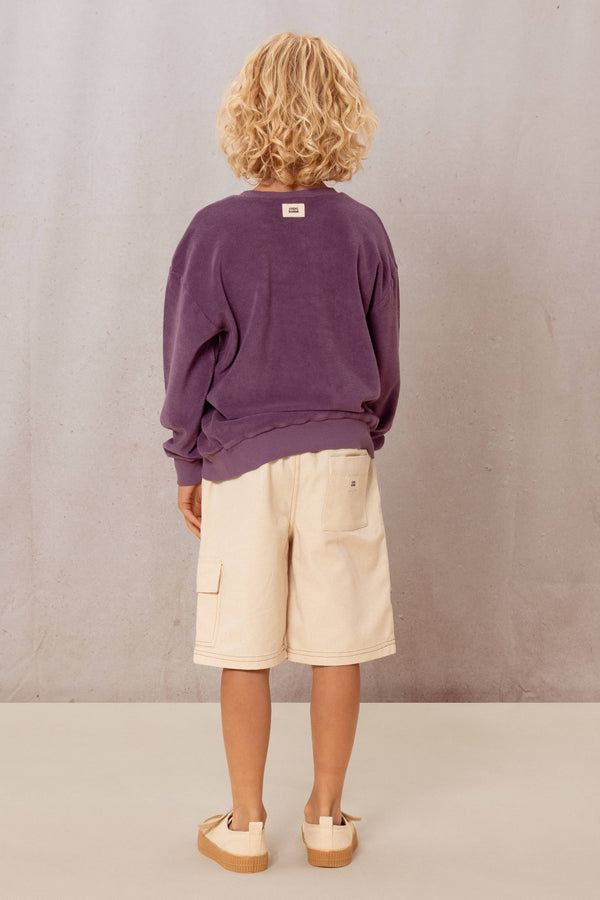 Sweatshirt Bart Terry Violet