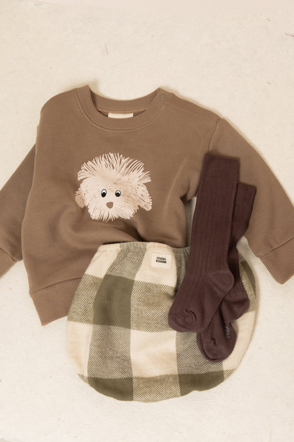 Sweat-shirt Bart Mocha chien