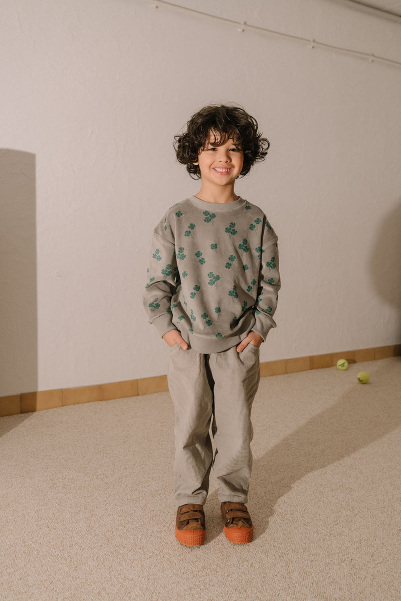 Pants Carrot Corduroy Grey