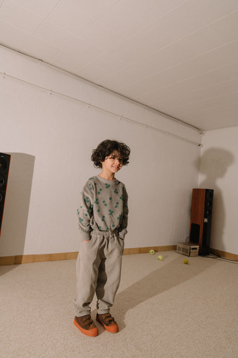 Pants Carrot Corduroy Grey