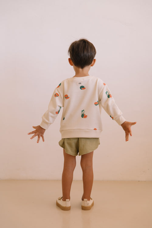 Shorts Georgette Golden Green