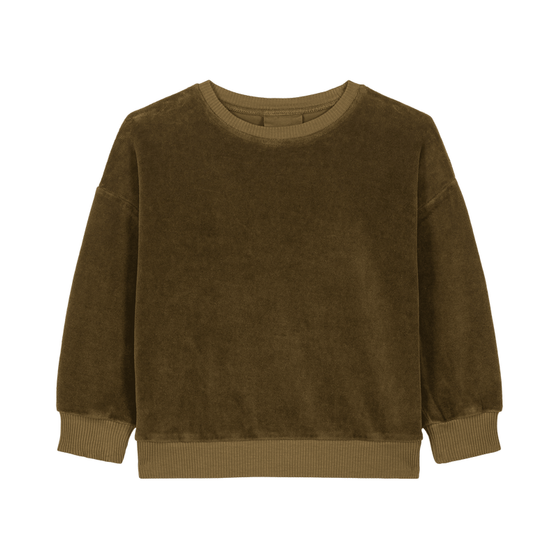 Sweatshirt Bart Velvet Kaki