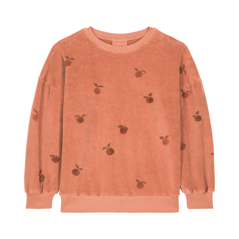 Sweatshirt Bart Velvet Pink Apples