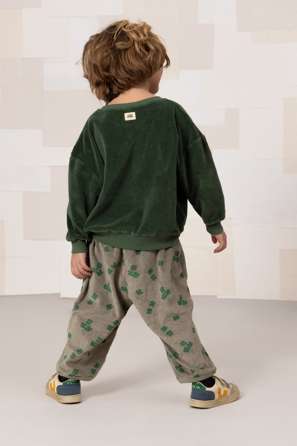Sweat-shirt Bart Velvet Vert cilantro