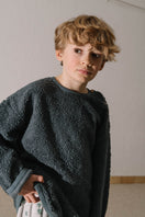 Sweat-shirt Ours Minio Bleu gris