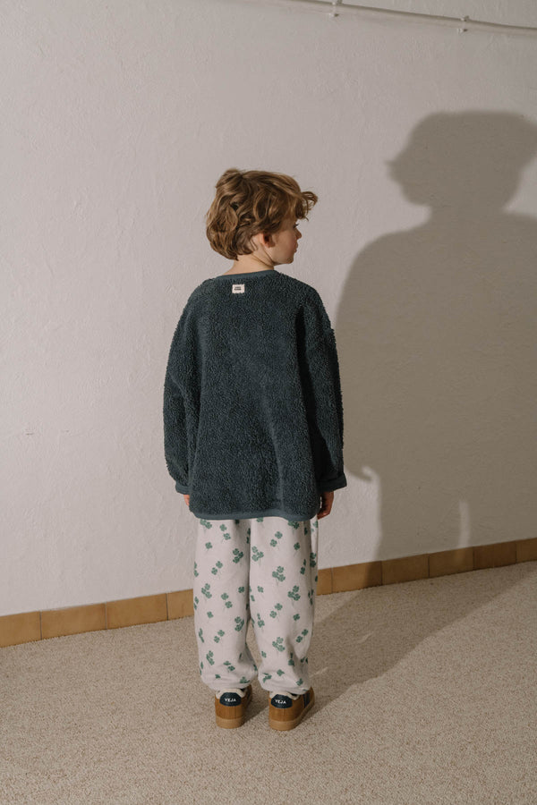 Sweat-shirt Ours Minio Bleu gris