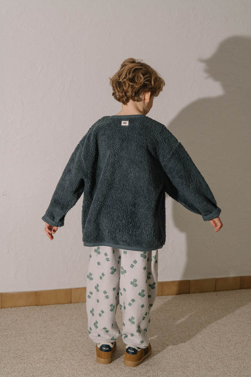 Sweat-shirt Ours Minio Bleu gris