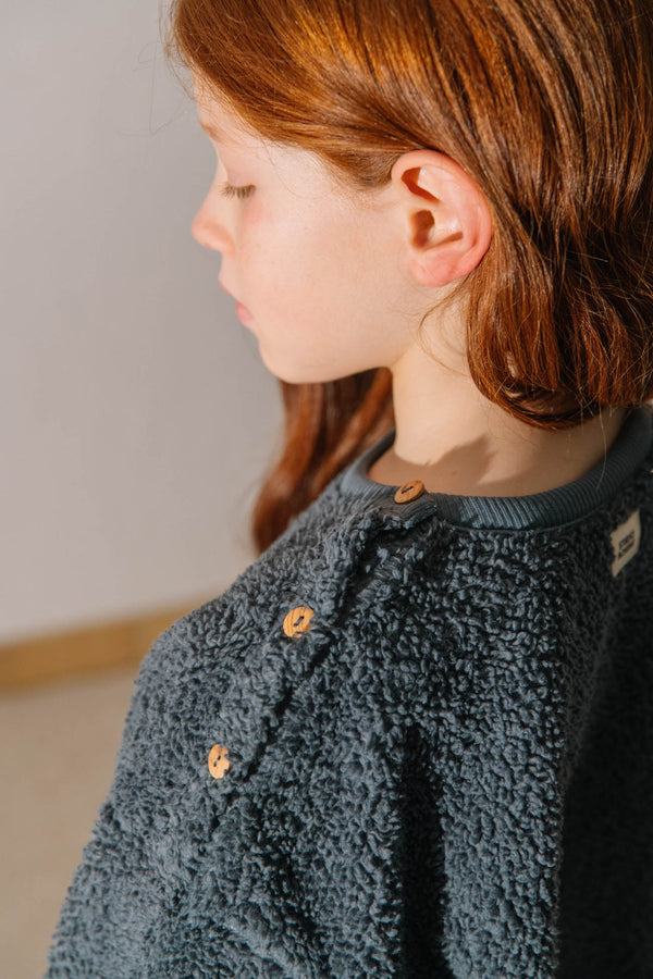 Sweat-shirt Ours Minio Bleu gris