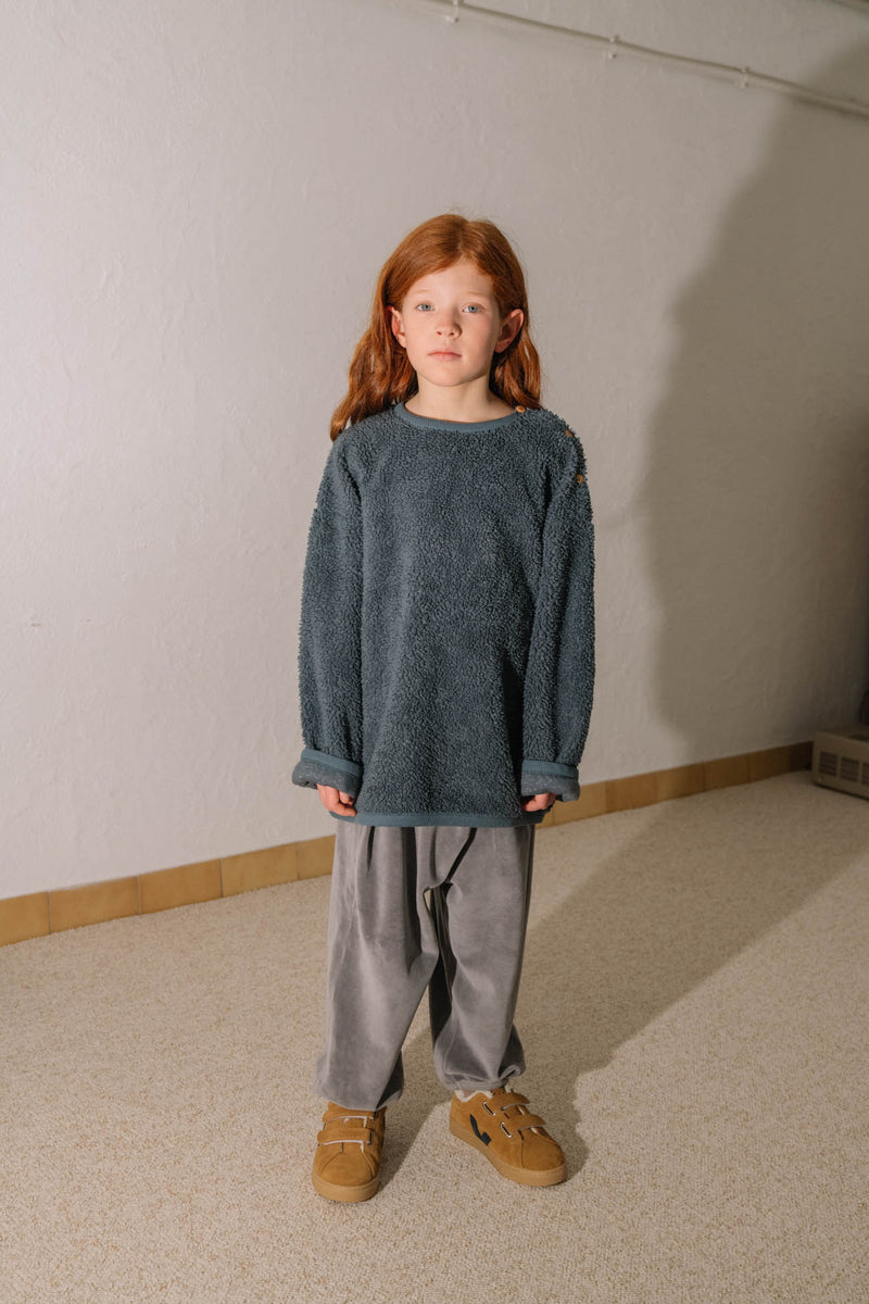 Pantalon Porgy Velvet Gris flanelle