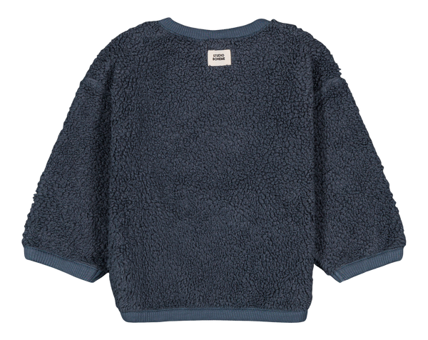 Sweat-shirt Ours Minio Bleu gris