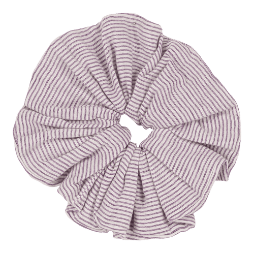 Gigi Scrunchie Purple stripes