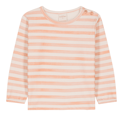 Sweatshirt Noé Off Pink stripes