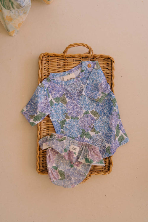 T-shirt anti-UV manches courtes Rio Hortensia