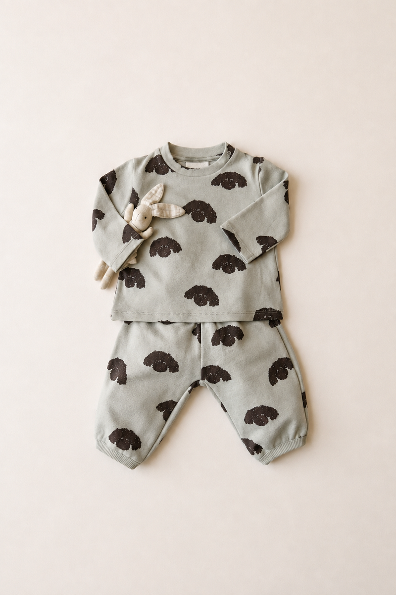 Pantalon Porgy Molleton Stone Dog Frere