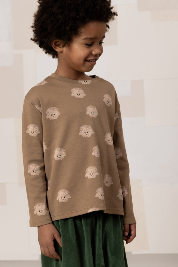 T-shirt Essential ML mocha chien