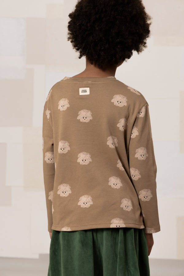 T-shirt Essential ML mocha chien