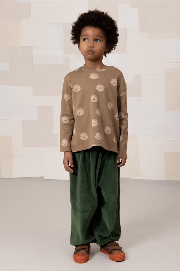 Pantalon Porgy Velvet Vert cilantro