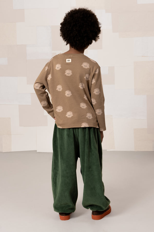 Pantalon Porgy Velvet Vert cilantro