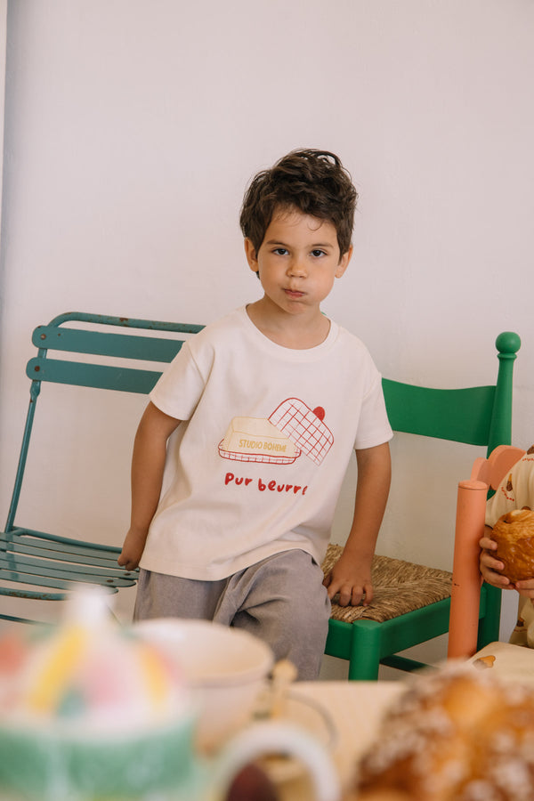 T-shirt Essential Jersey Ecru Beurre