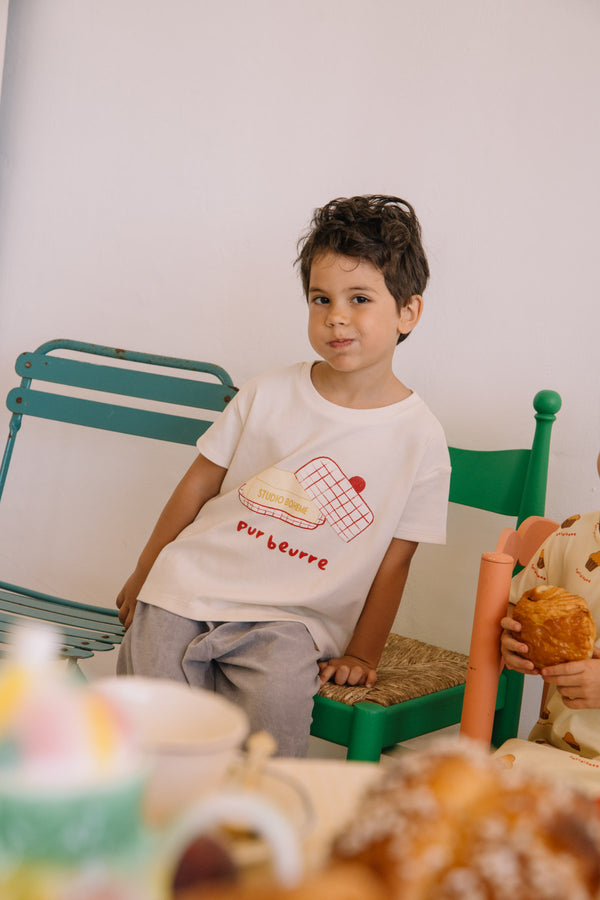 T-shirt Essential Jersey Ecru Beurre