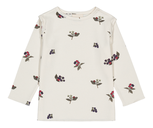 T-shirt Lala Ecru Blackberries