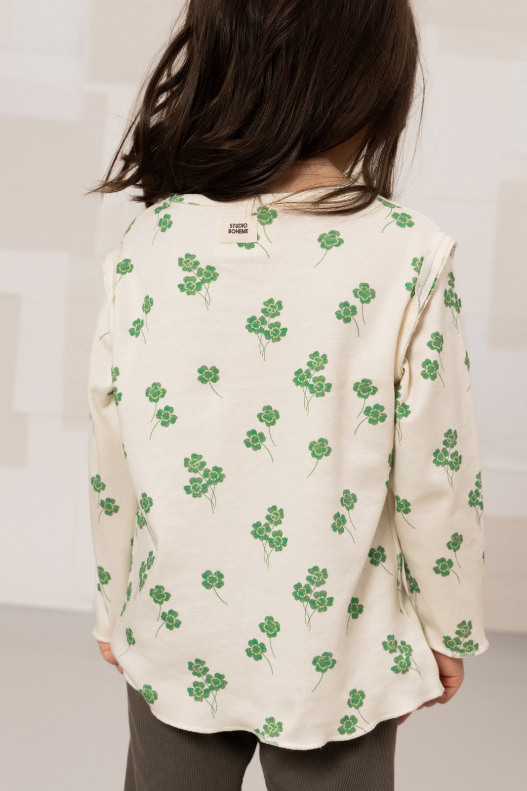 トップス STUDIO BOHEME PARIS  LALA T ECRU/APPLES T-shirt Lala Ecru Pommes Mixte Fille Garçon 0 à 10 ans