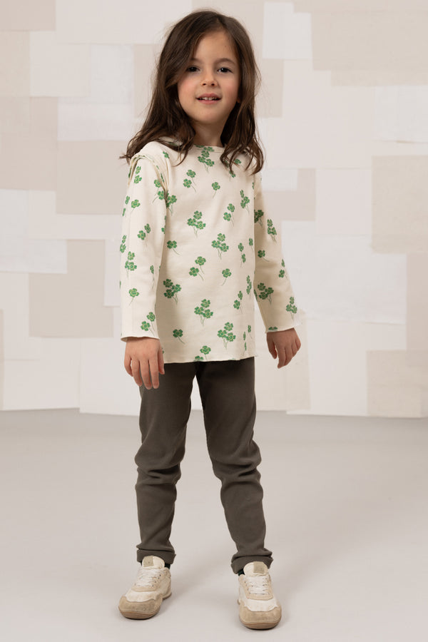 Leggings Rom Pom Taupe foncé