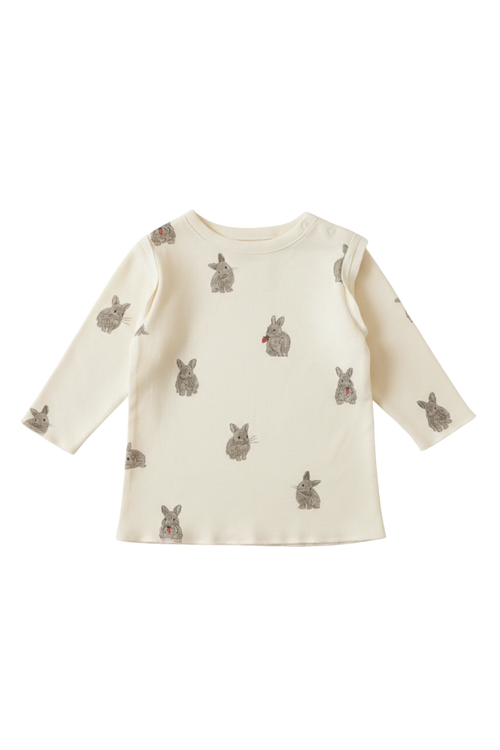 T-shirt Lala Ecru Lapins