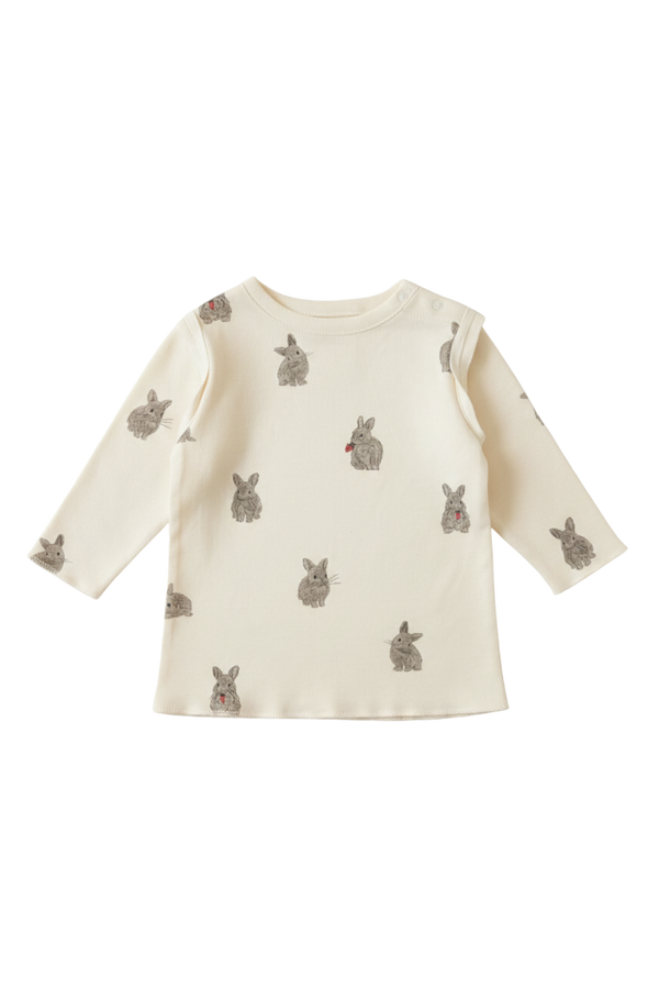 T-shirt Lala Ecru Lapins