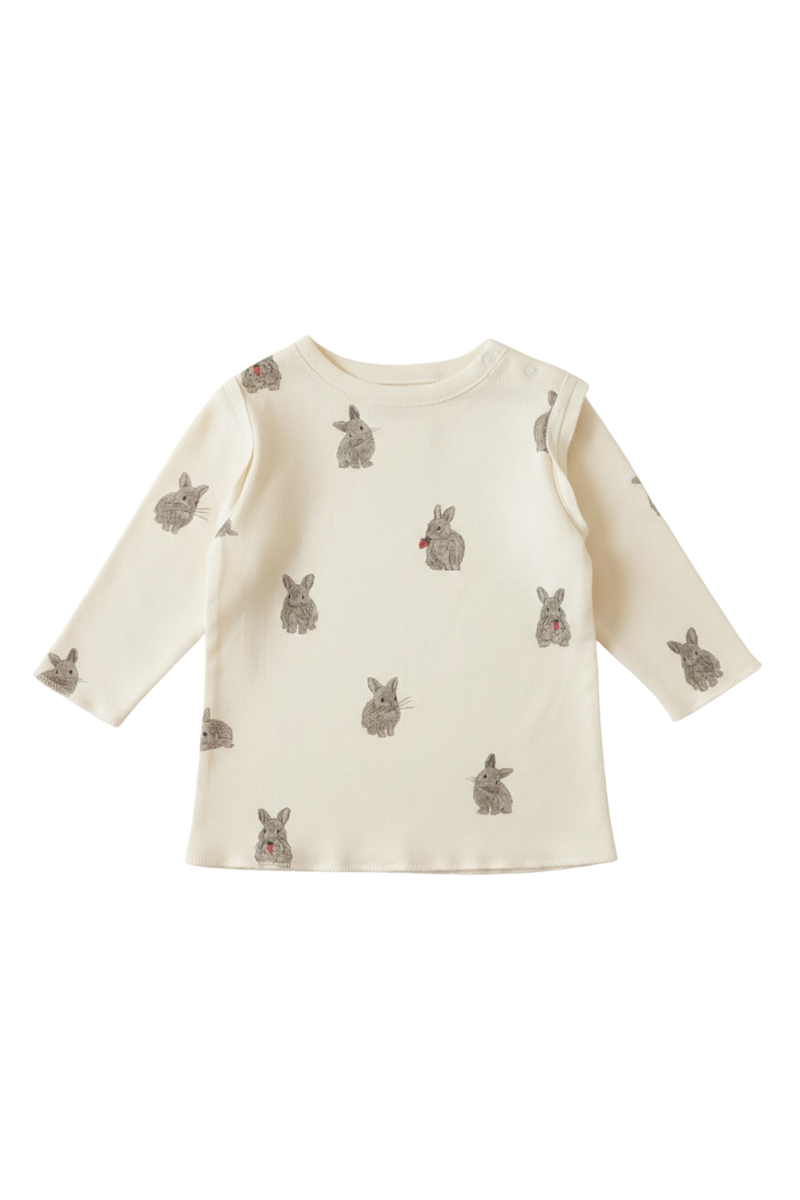 T-shirt Lala Ecru Lapins