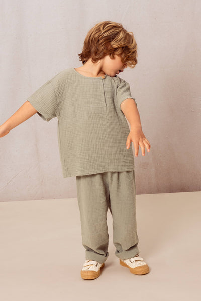 Blouse Gris - 8 ans (neuf) main image 1