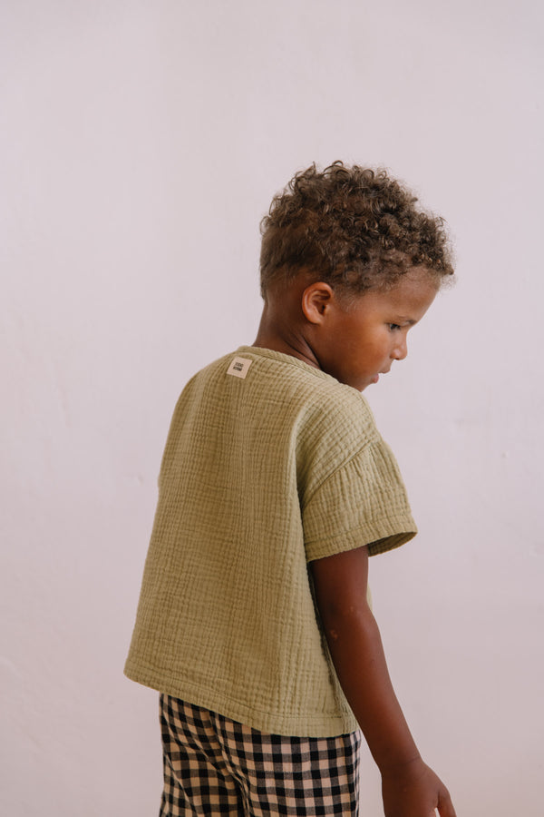 T-shirt Orso Gaze Vert Golden