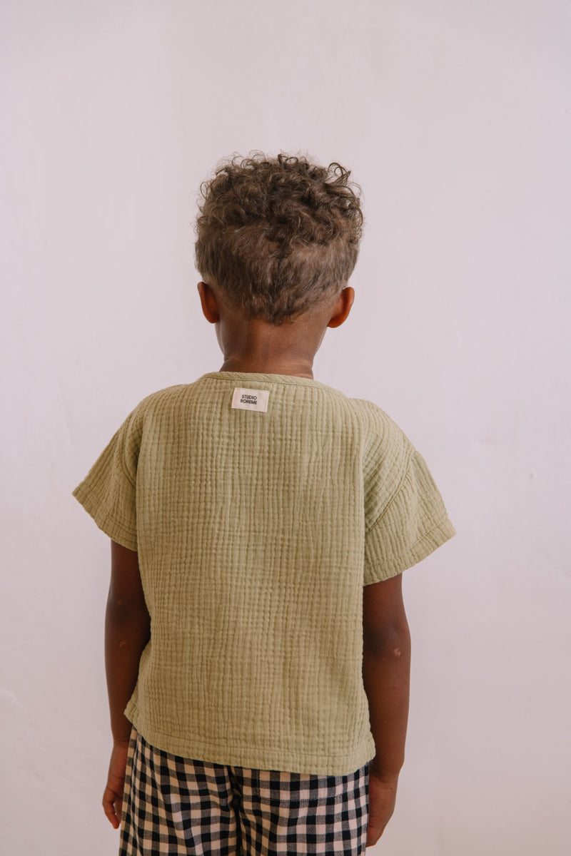 T-shirt Orso Gaze Vert Golden