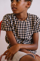 T-shirt Orso Vichy Noir