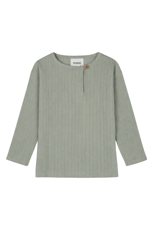 T-shirt Orso Rib ML Vetiver