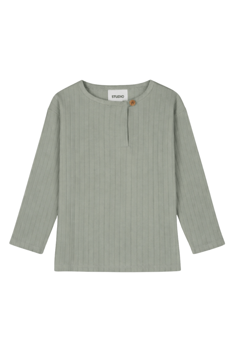 T-shirt Orso Rib ML Vetiver
