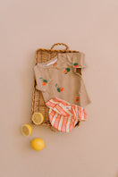 Mimi swim briefs Red Pink Stripes