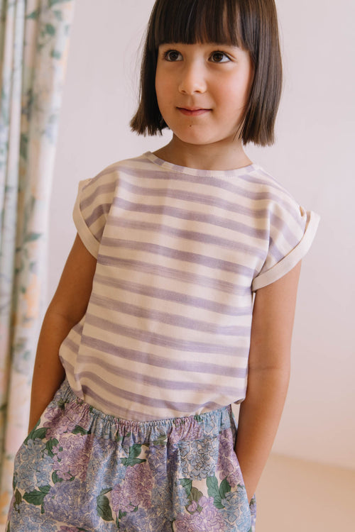 T-shirt Bama Rayures Iris