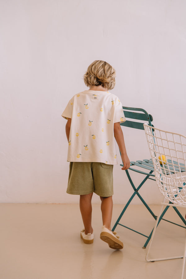 Bermuda Basile Terry Vert Golden