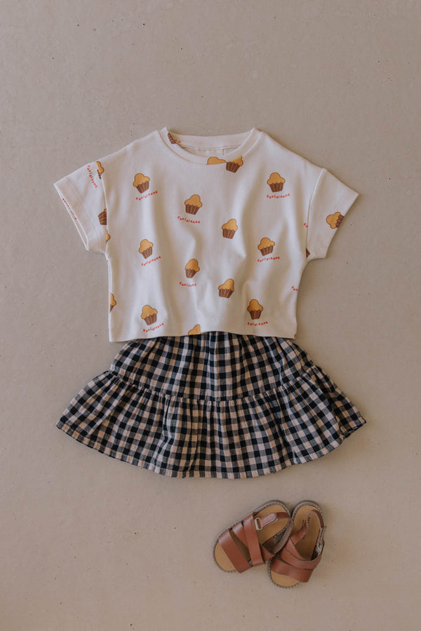 Jupe Samba Gaze Vichy Noir