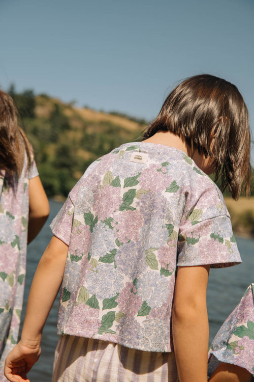 T-shirt Flow Hortensia