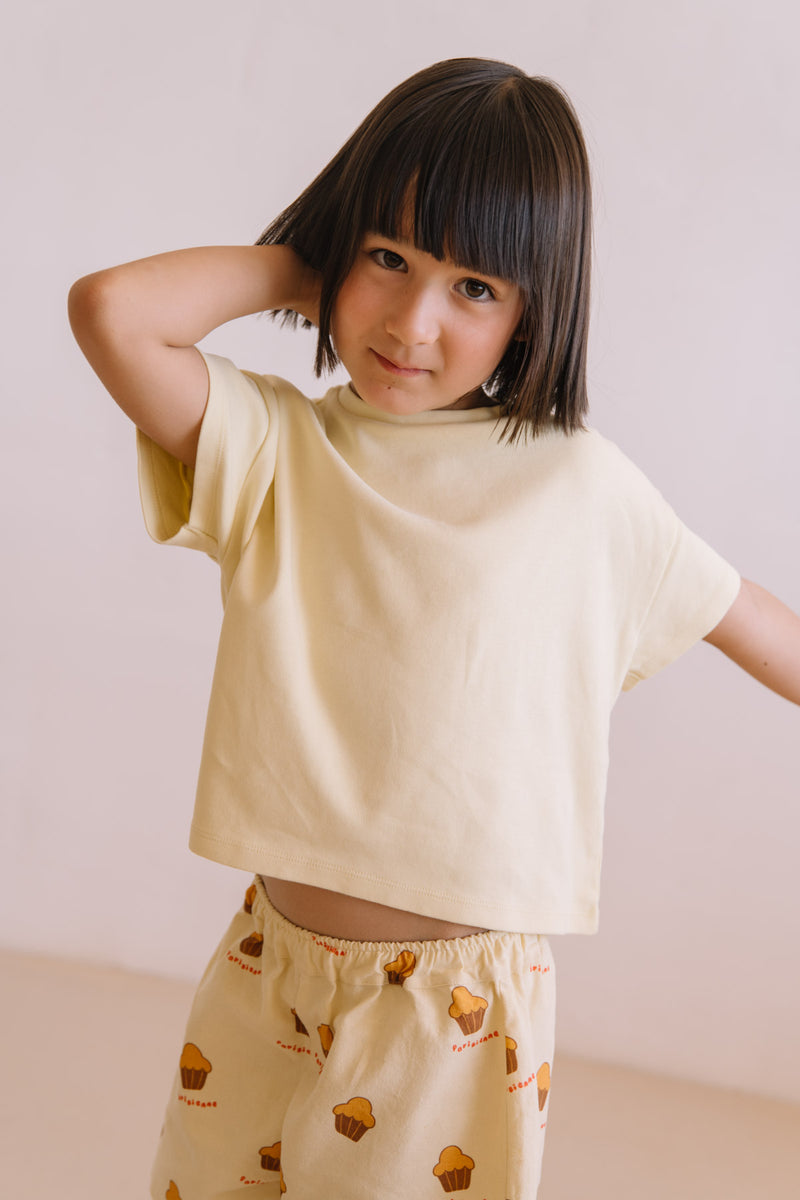 T-shirt Flow Lemon Cream