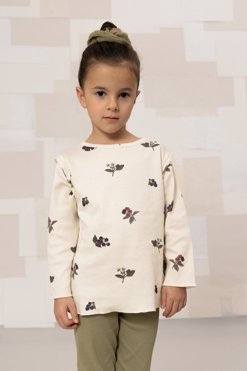 T-shirt Lala Ecru Mûres